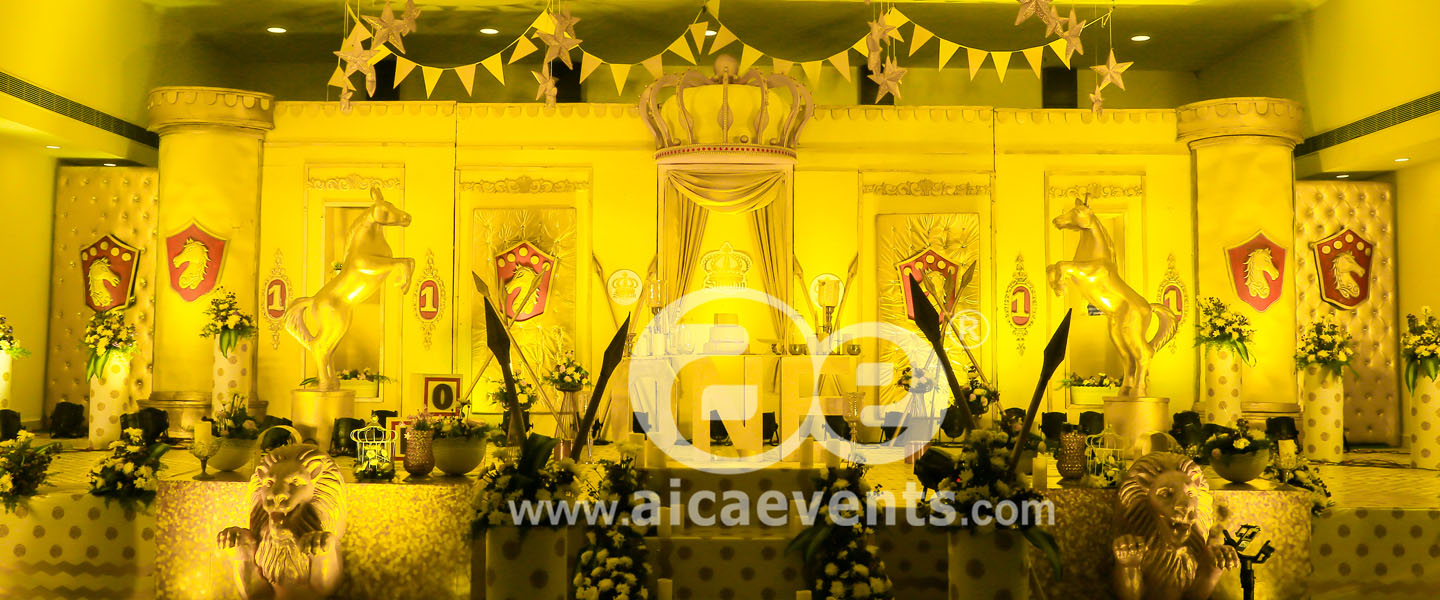 Golden Royal KingdomTheme decor